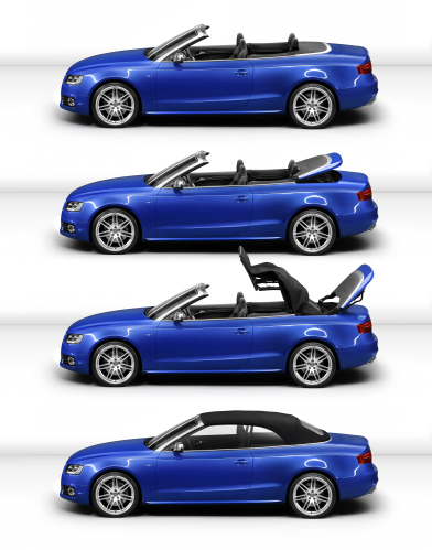 Illustration for article titled 2009 Audi A5 Convertible Pictures Leak Out Ahead Of Official Unveil